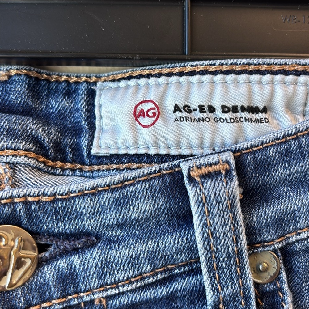 AG Adriano Goldschmied Women's Light Blue Skinny Jeans 27R - Picture 3 of 6